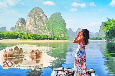 <b>【广西全景精华9天游】德天跨国瀑布•通灵峡谷•巴马长寿乡•北海银滩•涠洲岛•桂林山水•漓江阳朔•遇龙河竹筏•世外桃源9天8晚游</b>